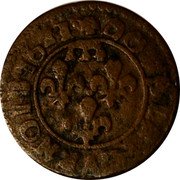 France Double Tournois Gaston de Orleans 1641 KM# 34 DOVBLE TOVRNOIS 1641 coin reverse France Double Tournois Gaston de Orleans 1641 KM# 34 DOVBLE TOVRNOIS 1641 coin reverse