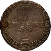 France ECU Carlo I ND (1601) KM# 33 MONETA ARGENTEA CAROLOPOLI CVSSA coin reverse