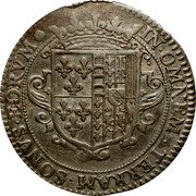 France ECU Chateau-Renaud Coinage ND (1614) KM# 51 IN OMNEM TERRAM SONVS EORVM coin reverse