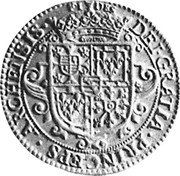 France ECU of 30 Sous Charles of Gonzaga 1614 KM# 27 DEI GRATIA PRINCEPS ARCHENSIS FI DES coin reverse