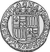 France Escalin ND KM# 40 Chateau-Renaud Principality / Standard Coinage MONETA NOVA ARGENT IA CHA coin obverse