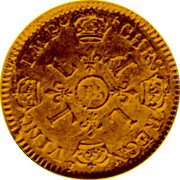 France Louis D'or Louis XIV 1694 BB KM# 302.4 CHRS REGN VINC IMP BB L L L L coin reverse France Louis D'or Louis XIV 1694 BB KM# 302.4 CHRS REGN VINC IMP BB L L L L coin reverse