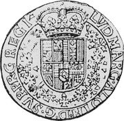 France Patagon Chateau-Renaud Coinage ND (1614) KM# 56 LVD MARG ALOIH D G SVP PRC REGI coin reverse