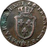 France Sol Louis XV 1768 & KM# 542 FRANCIÆ ET & NAVARRÆ REX 1768 coin reverse France Sol Louis XV 1768 & KM# 542 FRANCIÆ ET & NAVARRÆ REX 1768 coin reverse