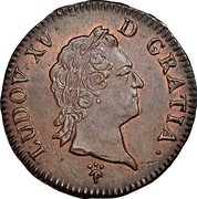 France Sol Louis XV 1771 S KM# 545.10 LUDOV XV D GRATIA coin obverse France Sol Louis XV 1771 S KM# 545.10 LUDOV XV D GRATIA coin obverse