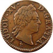 France Sol Louis XV 1772 V KM# 545.11 LUDOV XV D GRATIA coin obverse France Sol Louis XV 1772 V KM# 545.11 LUDOV XV D GRATIA coin obverse