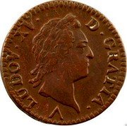 France Sol Louis XV 1773 W KM# 545.12 LUDOV XV D GRATIA coin obverse France Sol Louis XV 1773 W KM# 545.12 LUDOV XV D GRATIA coin obverse