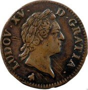 France Sol Louis XV 1774 M KM# 545.8 LUDOV XV D GRATIA coin obverse France Sol Louis XV 1774 M KM# 545.8 LUDOV XV D GRATIA coin obverse
