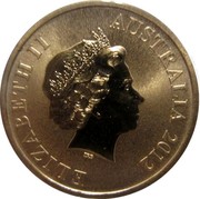 Australia $1 Celebrate Australia - Uluru-Kata Tjuta National Park 2012 KM# 1821 ELIZABETH II AUSTRALIA IRB coin obverse Australia $1 Celebrate Australia - Uluru-Kata Tjuta National Park 2012 KM# 1821 ELIZABETH II AUSTRALIA IRB coin obverse