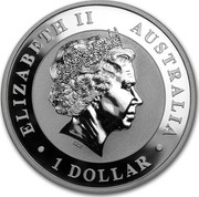 Australia 1 Dollar Australian Kookaburra on a branch 2012 Privy Dragon KM# 1692 ELIZABETH II AUSTRALIA 1 DOLLAR IRB coin obverse Australia 1 Dollar Australian Kookaburra on a branch 2012 Privy Dragon KM# 1692 ELIZABETH II AUSTRALIA 1 DOLLAR IRB coin obverse