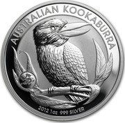 Australia 1 Dollar Australian Kookaburra on a branch 2012 Privy Dragon KM# 1692 AUSTRALIAN KOOKABURRA 2012 1 OZ 999 SILVER P coin reverse Australia 1 Dollar Australian Kookaburra on a branch 2012 Privy Dragon KM# 1692 AUSTRALIAN KOOKABURRA 2012 1 OZ 999 SILVER P coin reverse