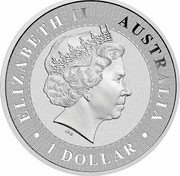 Australia 1 Dollar Kangaroo 2016 P ELIZABETH II AUSTRALIA 1 DOLLAR IRB coin obverse Australia 1 Dollar Kangaroo 2016 P ELIZABETH II AUSTRALIA 1 DOLLAR IRB coin obverse