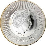 Australia 1 Dollar Kangaroo 2018 P AUSTRALIAN KANGAROO 2017 1 OZ 9999 SILVER P coin reverse