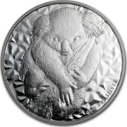 Australia 1 Dollar Koala 2007 1 OZ 999 SILVER coin reverse Australia 1 Dollar Koala 2007 1 OZ 999 SILVER coin reverse