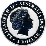 Australia 1 Dollar Koala Gilded 2008 Proof ELIZABETH II AUSTRALIA 2008 1 DOLLAR IRB coin obverse Australia 1 Dollar Koala Gilded 2008 Proof ELIZABETH II AUSTRALIA 2008 1 DOLLAR IRB coin obverse