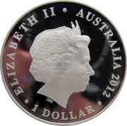 Australia 1 Dollar Kokoda 2012 KM# 1700 ELIZABETH II AUSTRALIA 2012 1 DOLLAR IRB coin obverse Australia 1 Dollar Kokoda 2012 KM# 1700 ELIZABETH II AUSTRALIA 2012 1 DOLLAR IRB coin obverse