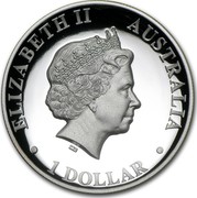 Australia 1 Dollar Two Playing Kangaroos 2010 KM# 1457 ELIZABETH II AUSTRALIA 1 DOLLAR IRB coin obverse Australia 1 Dollar Two Playing Kangaroos 2010 KM# 1457 ELIZABETH II AUSTRALIA 1 DOLLAR IRB coin obverse