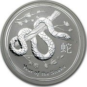 Australia 1 Dollar Year of the Snake 2013 KM# 1831 YEAR OF THE SNAKE P coin reverse Australia 1 Dollar Year of the Snake 2013 KM# 1831 YEAR OF THE SNAKE P coin reverse