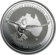 Australia 10 Dollars Australian Kookaburra 2002 KM# 603 AUSTRALIAN KOOKABURRA 2002 10 OZ. 999 SILVER coin reverse Australia 10 Dollars Australian Kookaburra 2002 KM# 603 AUSTRALIAN KOOKABURRA 2002 10 OZ. 999 SILVER coin reverse