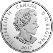 Canada 10 Dollars Birds Among Nature's Colors. Purple Martin 2017 Proof ELIZABETH II CANADA D G REGINA 2017 SB coin obverse Canada 10 Dollars Birds Among Nature's Colors. Purple Martin 2017 Proof ELIZABETH II CANADA D G REGINA 2017 SB coin obverse
