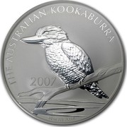 Australia 10 Dollars The Australian Kookaburra 2007 KM# 891 THE AUSTRALIAN KOOKABURRA 2007 10 OZ 999 SILVER JG coin reverse Australia 10 Dollars The Australian Kookaburra 2007 KM# 891 THE AUSTRALIAN KOOKABURRA 2007 10 OZ 999 SILVER JG coin reverse