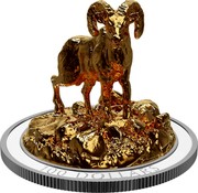 Canada 100 Dollars Sculpture of Majestic Canadian Animals - Bighorn Sheep 2017 Proof CANADA 2017 100 DOLLARS KL coin reverse Canada 100 Dollars Sculpture of Majestic Canadian Animals - Bighorn Sheep 2017 Proof CANADA 2017 100 DOLLARS KL coin reverse