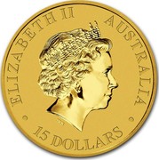 Australia 15 Dollars Discover Australia - Echidna 2009 KM# 1226 ELIZABETH II AUSTRALIA 15 DOLLARS IRB coin obverse Australia 15 Dollars Discover Australia - Echidna 2009 KM# 1226 ELIZABETH II AUSTRALIA 15 DOLLARS IRB coin obverse