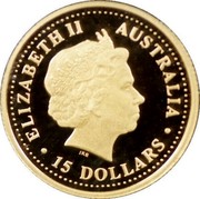 Australia 15 Dollars Echidna 2007 Proof KM# 966 ELIZABETH II AUSTRALIA 15 DOLLARS coin obverse Australia 15 Dollars Echidna 2007 Proof KM# 966 ELIZABETH II AUSTRALIA 15 DOLLARS coin obverse