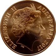Australia 2 Cents Kangaroo Stuart Devlin 2017 Uncirculated ELIZABETH II AUSTRALIA 2017 IRB coin obverse Australia 2 Cents Kangaroo Stuart Devlin 2017 Uncirculated ELIZABETH II AUSTRALIA 2017 IRB coin obverse