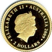 Australia 2 Dollars 2010 FIFA World Cup - South Africa 2009 P Proof KM# 1246 ELIZABETH II AUSTRALIA 2009 2 DOLLARS coin obverse Australia 2 Dollars 2010 FIFA World Cup - South Africa 2009 P Proof KM# 1246 ELIZABETH II AUSTRALIA 2009 2 DOLLARS coin obverse