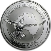Australia 2 Dollars Australian Kookaburra 2002 KM# 678 AUSTRALIAN KOOKABURRA 2002 2 OZ. 999 SILVER coin reverse Australia 2 Dollars Australian Kookaburra 2002 KM# 678 AUSTRALIAN KOOKABURRA 2002 2 OZ. 999 SILVER coin reverse