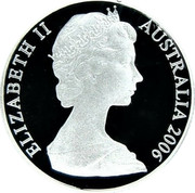 Australia 2 Dollars Australia's wildlife 2006 KM# 852 ELIZABETH II AUSTRALIA 2006 coin obverse Australia 2 Dollars Australia's wildlife 2006 KM# 852 ELIZABETH II AUSTRALIA 2006 coin obverse