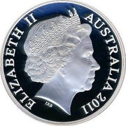 Australia 2 Dollars H.M.A.S. AE 2 submarine 2011 KM# 1627 ELIZABETH II AUSTRALIA 2011 IRB coin obverse Australia 2 Dollars H.M.A.S. AE 2 submarine 2011 KM# 1627 ELIZABETH II AUSTRALIA 2011 IRB coin obverse
