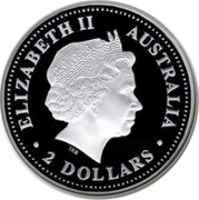 Australia 2 Dollars The Australian Kookaburra 2003 P KM# 881 ELIZABETH II AUSTRALIA 2 DOLLARS IRB coin obverse Australia 2 Dollars The Australian Kookaburra 2003 P KM# 881 ELIZABETH II AUSTRALIA 2 DOLLARS IRB coin obverse