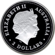 Australia 2 Dollars The Australian Kookaburra 2005 KM# 887 ELIZABETH II AUSTRALIA 2 DOLLARS IRB coin obverse Australia 2 Dollars The Australian Kookaburra 2005 KM# 887 ELIZABETH II AUSTRALIA 2 DOLLARS IRB coin obverse