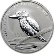 Australia 2 Dollars The Australian Kookaburra 2007 KM# 890 THE AUSTRALIAN KOOKABURRA 2007 2 OZ 999 SILVER JG coin reverse Australia 2 Dollars The Australian Kookaburra 2007 KM# 890 THE AUSTRALIAN KOOKABURRA 2007 2 OZ 999 SILVER JG coin reverse