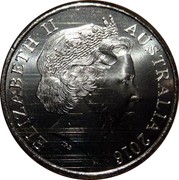 Australia 20 Cents Darwin Bombing 2016  ELIZABETH II AUSTRALIA 2016 IRB coin obverse Australia 20 Cents Darwin Bombing 2016  ELIZABETH II AUSTRALIA 2016 IRB coin obverse