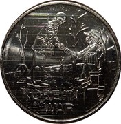 Australia 20 Cents Korean War 2016  20 KOREAN WAR coin reverse Australia 20 Cents Korean War 2016  20 KOREAN WAR coin reverse
