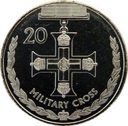 Australia 20 Cents Legends of the Anzacs - Military Cross 2017 UNC 20 MILITARY CROSS coin reverse Australia 20 Cents Legends of the Anzacs - Military Cross 2017 UNC 20 MILITARY CROSS coin reverse