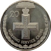 Australia 20 Cents Legends of the Anzacs - Nursing Service Cross 2017 UNC 20 NURSING SERVICE CROSS coin reverse Australia 20 Cents Legends of the Anzacs - Nursing Service Cross 2017 UNC 20 NURSING SERVICE CROSS coin reverse