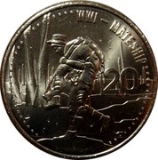 Australia 20 Cents Mateship 2015  WW1 - MATESHIP coin reverse Australia 20 Cents Mateship 2015  WW1 - MATESHIP coin reverse