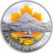 Canada 20 Dollars Canada's Coast Series - Pacific Coast 2017 Proof 2017 CA CANADA 20 DOLLARS coin reverse