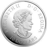 Canada 20 Dollars Canadian Honors - Sacrifice Medal 2017 Proof ELIZABETH II D G REGINA 20 DOLLARS SB coin obverse