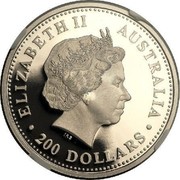 Australia 200 Dollars The Australian Koala 2004 KM# 934 ELIZABETH II AUSTRALIA 200 DOLLARS IRB coin obverse Australia 200 Dollars The Australian Koala 2004 KM# 934 ELIZABETH II AUSTRALIA 200 DOLLARS IRB coin obverse