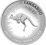Australia 25 Cents Kangaroo 2017 P AUSTRALIAN KANGAROO 2016 1/4 OZ 9999 SILVER P coin reverse Australia 25 Cents Kangaroo 2017 P AUSTRALIAN KANGAROO 2016 1/4 OZ 9999 SILVER P coin reverse