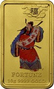 Australia 25 Dollars Chinese Mythological Character. Fortune 2009 P KM# 1276 FORTUNE 10G 9999 GOLD coin reverse Australia 25 Dollars Chinese Mythological Character. Fortune 2009 P KM# 1276 FORTUNE 10G 9999 GOLD coin reverse