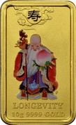 Australia 25 Dollars Chinese Mythological Character. Longevity 2009 P KM# 1274 LONGEVITY 10G 9999 GOLD coin reverse Australia 25 Dollars Chinese Mythological Character. Longevity 2009 P KM# 1274 LONGEVITY 10G 9999 GOLD coin reverse