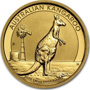 Australia 25 Dollars Standing Kangaroo 2012 KM# 1684 AUSTRALIAN KANGAROO 2012 1/4 OZ 9999 GOLD P coin reverse Australia 25 Dollars Standing Kangaroo 2012 KM# 1684 AUSTRALIAN KANGAROO 2012 1/4 OZ 9999 GOLD P coin reverse