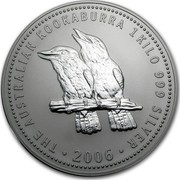 Australia 30 Dollars Australian Kookaburra 2005 KM# 888 THE AUSTRALIAN KOOKABURRA 1 KILO 999 SILVER 2005 P coin reverse Australia 30 Dollars Australian Kookaburra 2005 KM# 888 THE AUSTRALIAN KOOKABURRA 1 KILO 999 SILVER 2005 P coin reverse