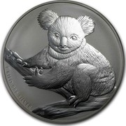Australia 30 Dollars Sitting Koala 2009 KM# 1112 1 KILO 999 SILVER P coin reverse Australia 30 Dollars Sitting Koala 2009 KM# 1112 1 KILO 999 SILVER P coin reverse